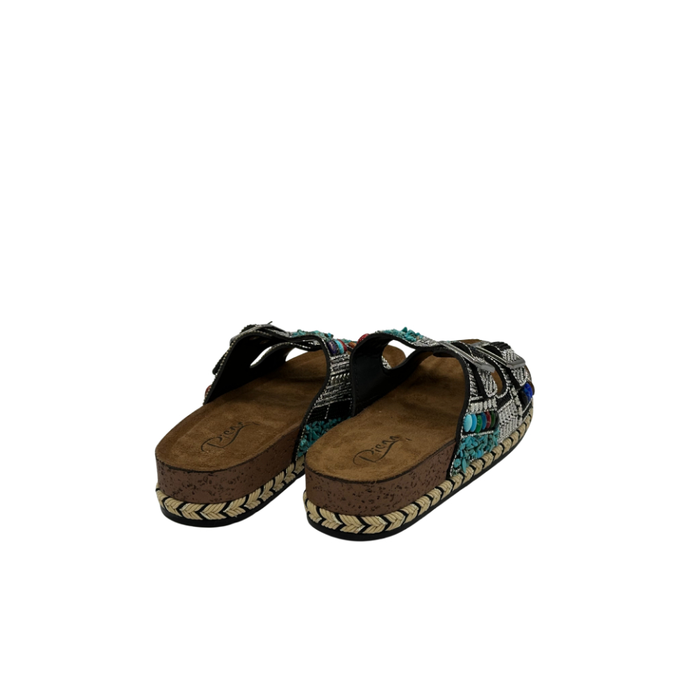 Anatomik Rahat Taşlı Boncuklu Kadın Terlik